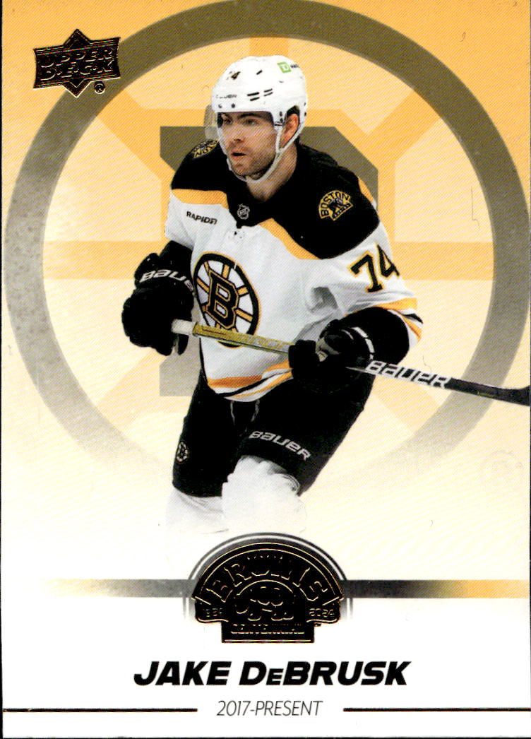 JAKE DEBRUSK 23-24 UD Boston Bruins Centennial Hobby