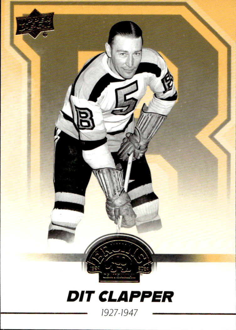 DIT CLAPPER 23-24 UD Boston Bruins Centennial Hobby