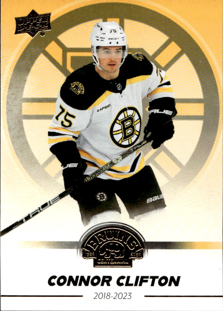 CONNIOR CLIFTON 23-24 UD Boston Bruins Centennial Hobby