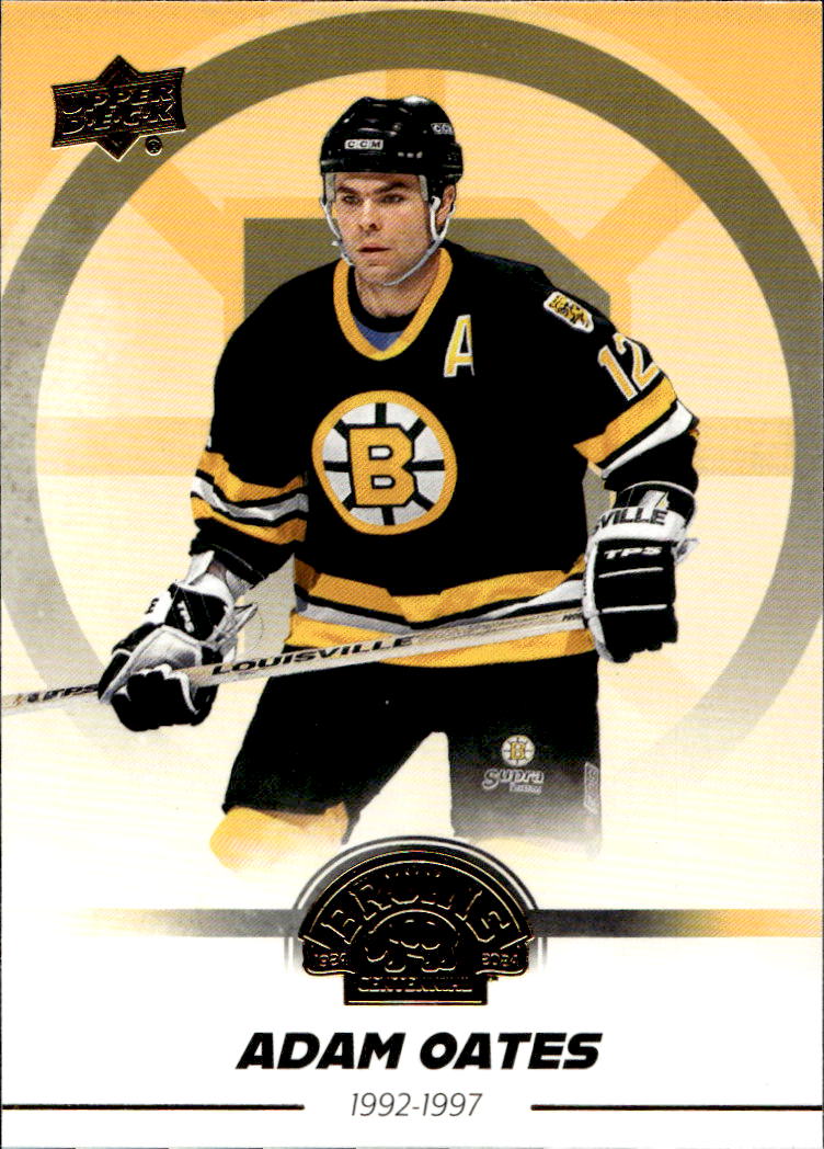 ADAM OATES 23-24 UD Boston Bruins Centennial Hobby