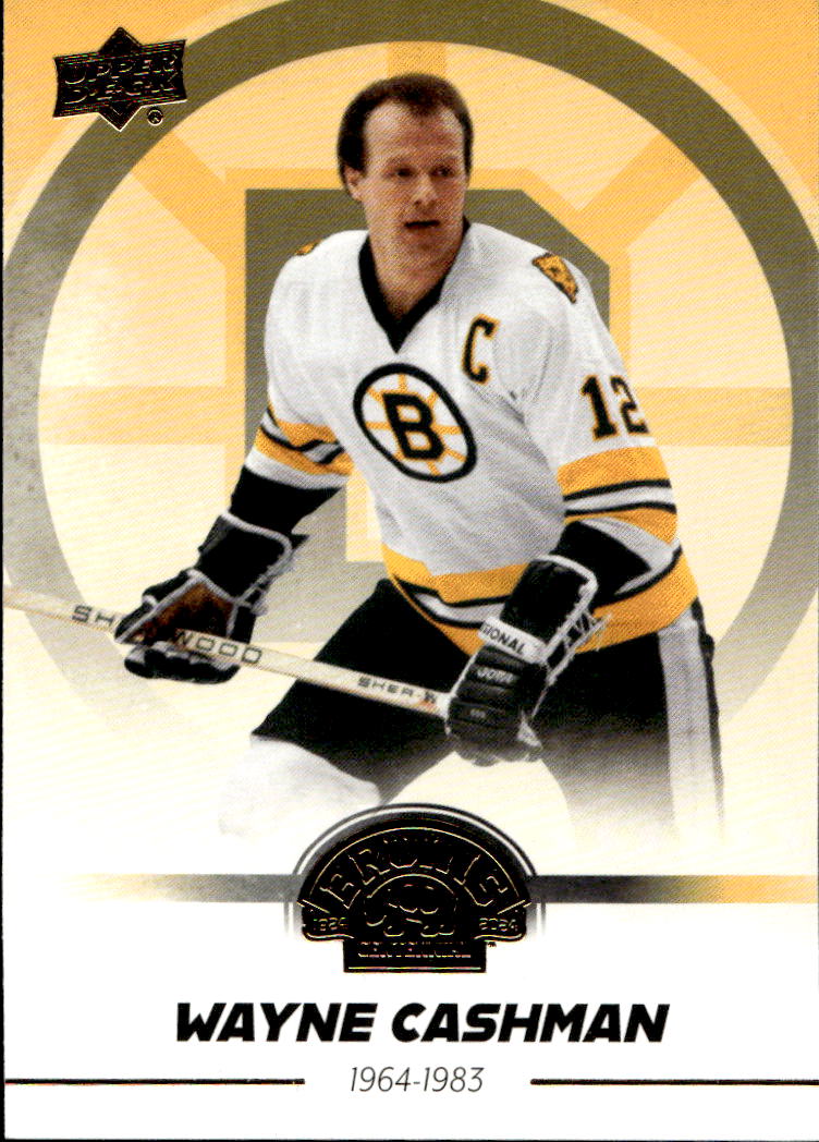 WAYNE CASHMAN 23-24 UD Boston Bruins Centennial Hobby