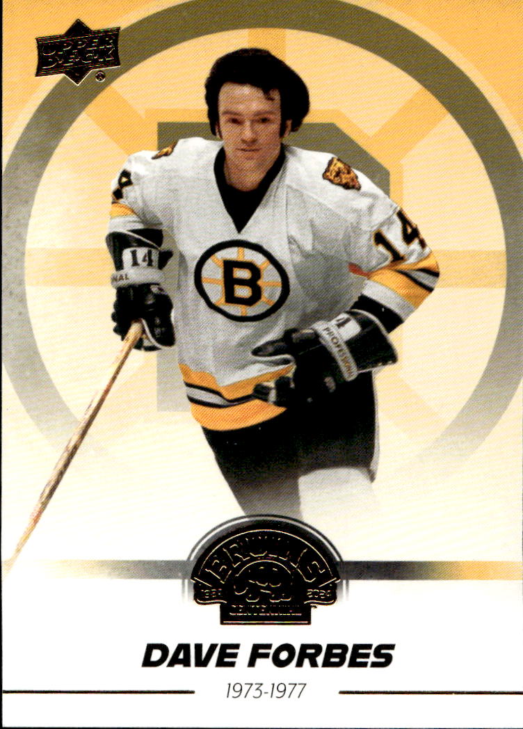 DAVE FORBES 23-24 UD Boston Bruins Centennial Hobby