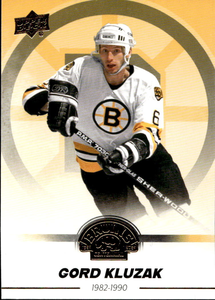 GORD KLUZAK 23-24 UD Boston Bruins Centennial Hobby