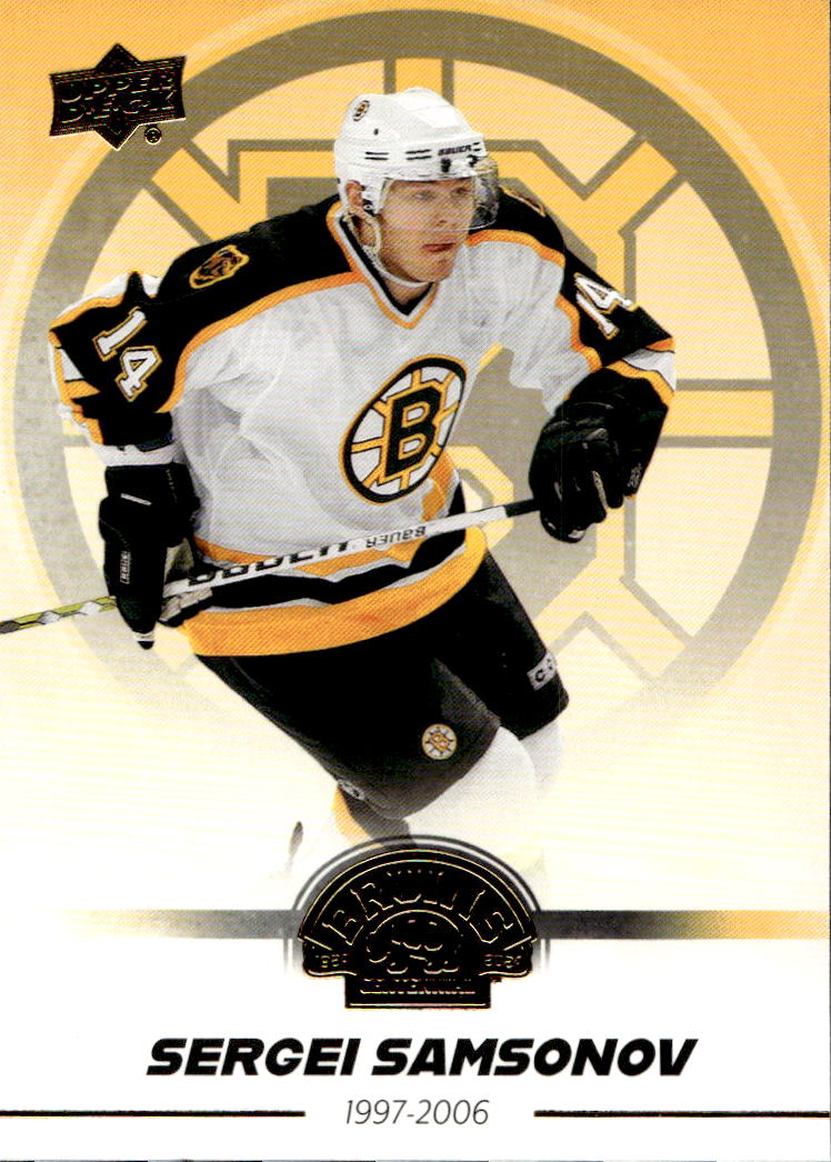 SERGEI SAMSONOV 23-24 UD Boston Bruins Centennial Hobby