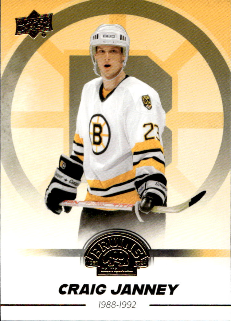 CRAIG JANNEY 23-24 UD Boston Bruins Centennial Hobby