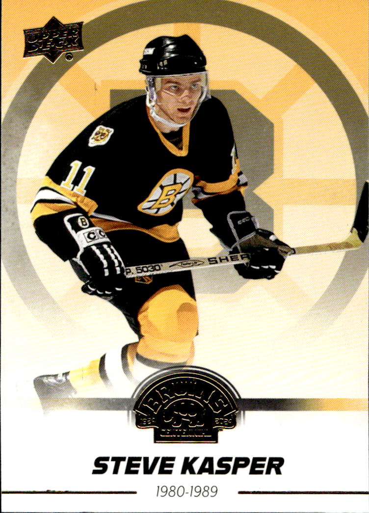 STEVE KASPER 23-24 UD Boston Bruins Centennial Hobby