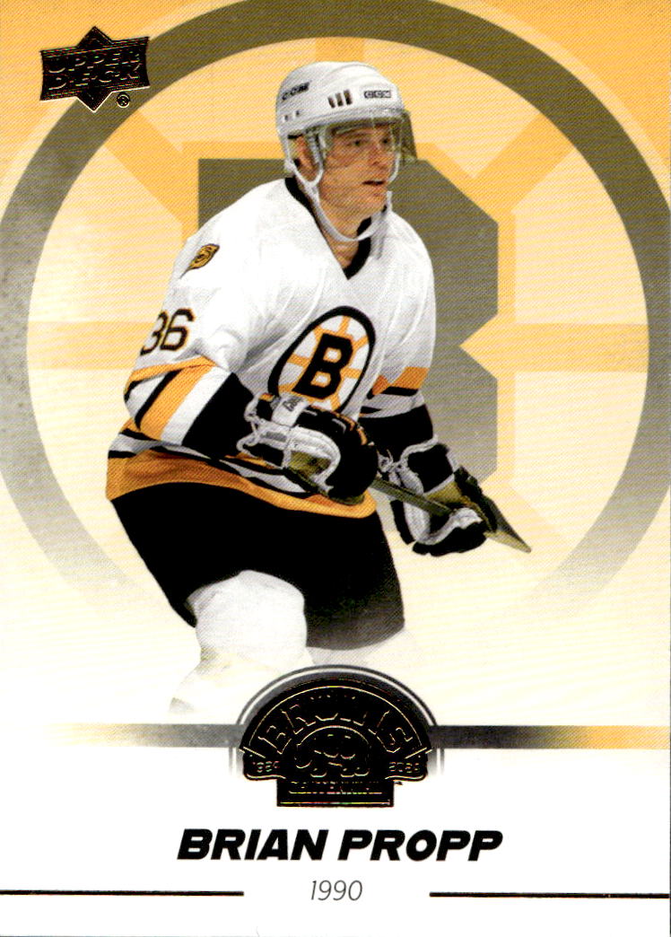 BRIAN PROPP 23-24 UD Boston Bruins Centennial Hobby