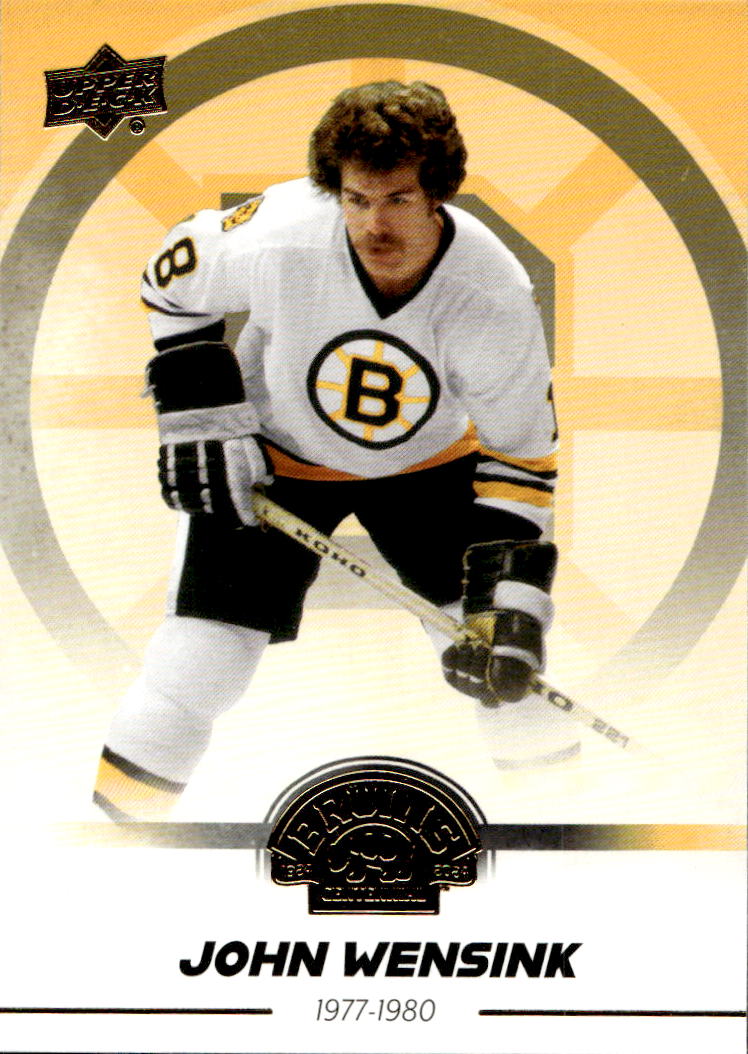 JOHN WENSINK 23-24 UD Boston Bruins Centennial Hobby