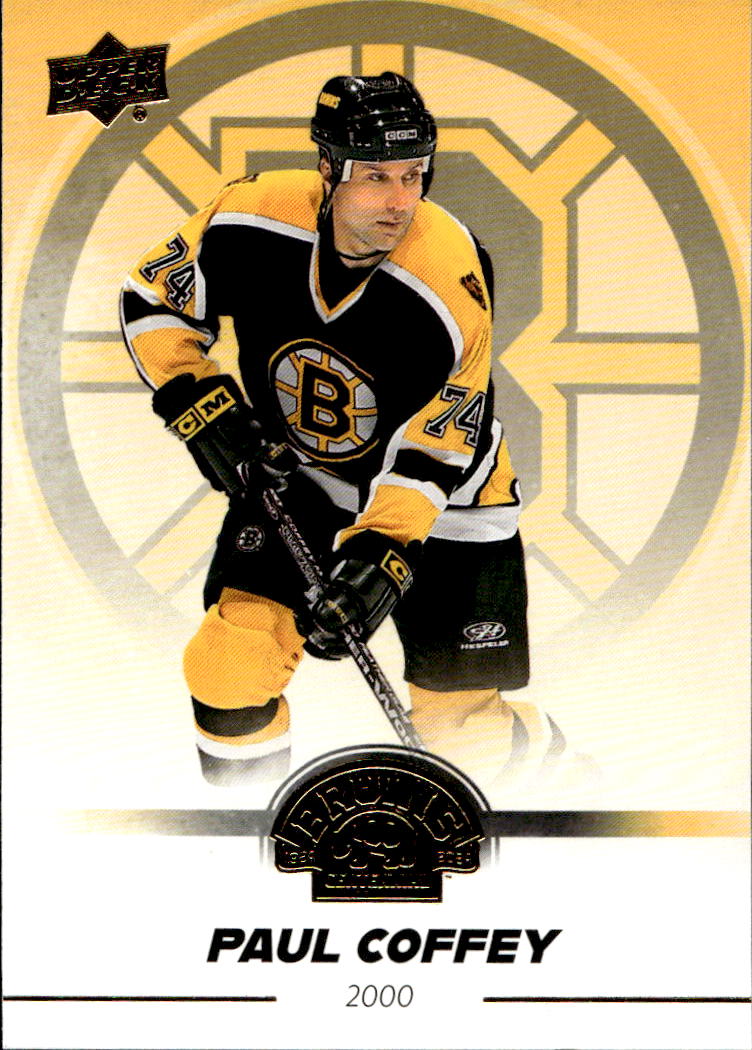 PAUL COFFEY 23-24 UD Boston Bruins Centennial Hobby