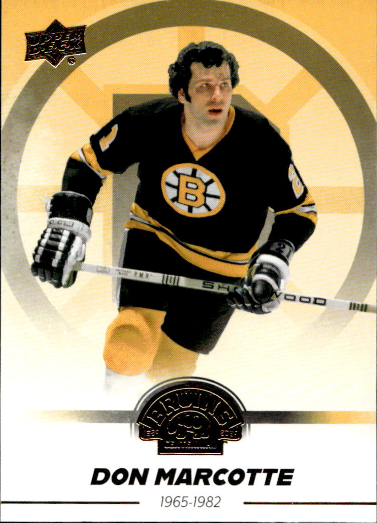 DON MARCOTTE 23-24 UD Boston Bruins Centennial Hobby