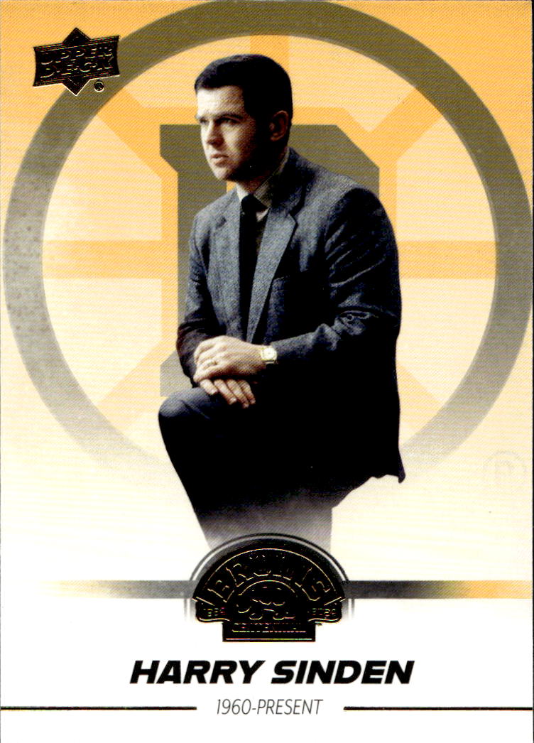 HARRY SINDEN 23-24 UD Boston Bruins Centennial Hobby