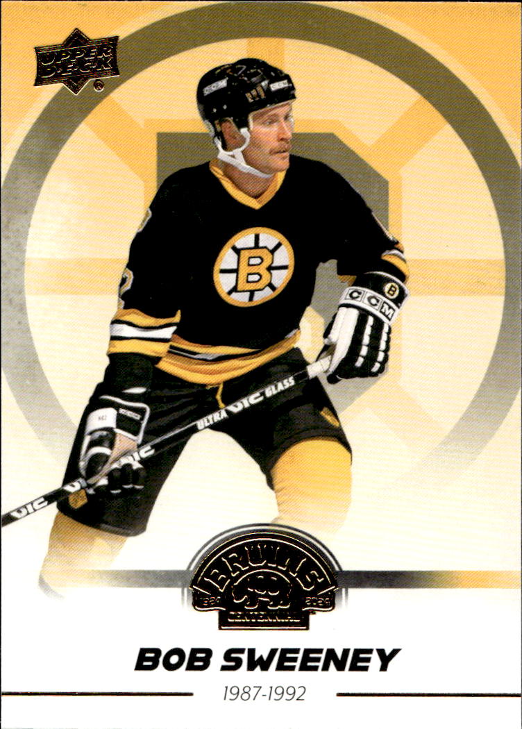 BOB SWEENEY 23-24 UD Boston Bruins Centennial Hobby