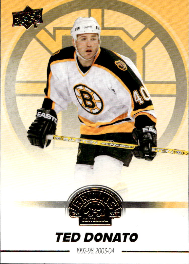 TED DONATO 23-24 UD Boston Bruins Centennial Hobby