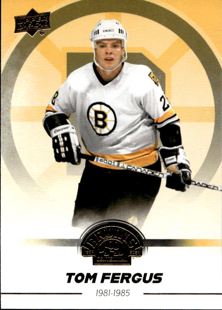 TOM FERGUS 23-24 UD Boston Bruins Centennial Hobby