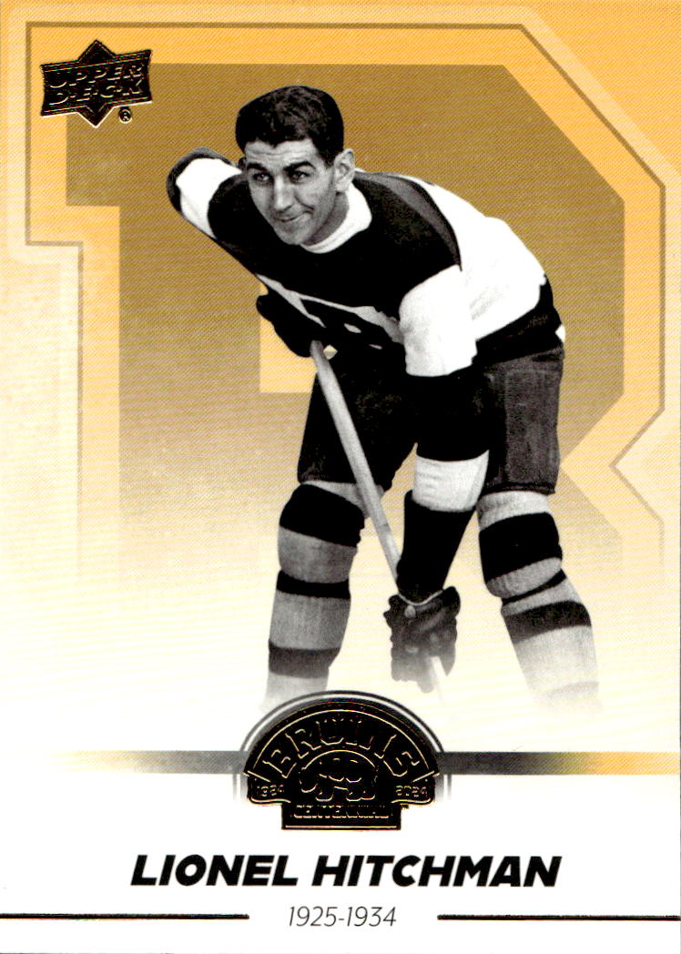 LIONEL HITCHMAN 23-24 UD Boston Bruins Centennial Hobby