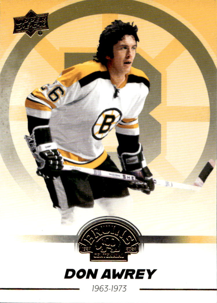 DON AWREY 23-24 UD Boston Bruins Centennial Hobby