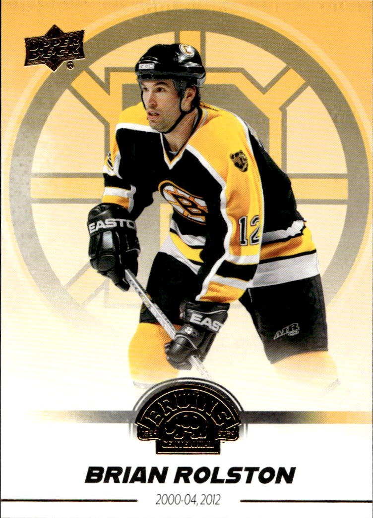 BRIAN ROLSTON 23-24 UD Boston Bruins Centennial Hobby