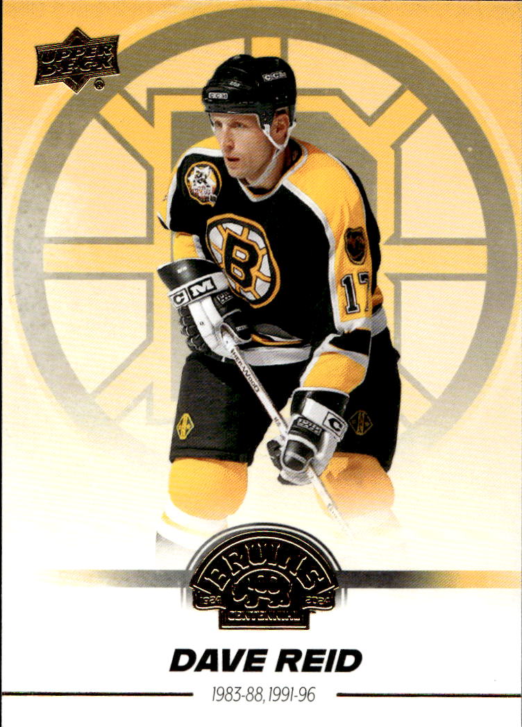 DAVE REID 23-24 UD Boston Bruins Centennial Hobby