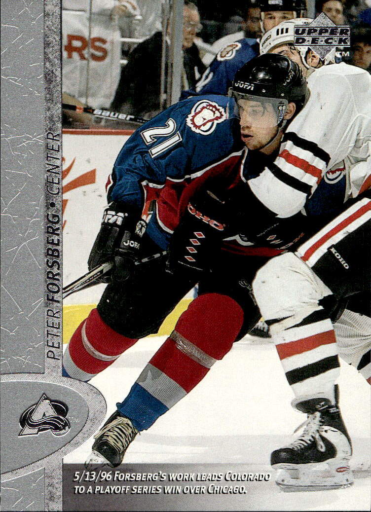 PETER FORSBERG 96-97 Upper Deck