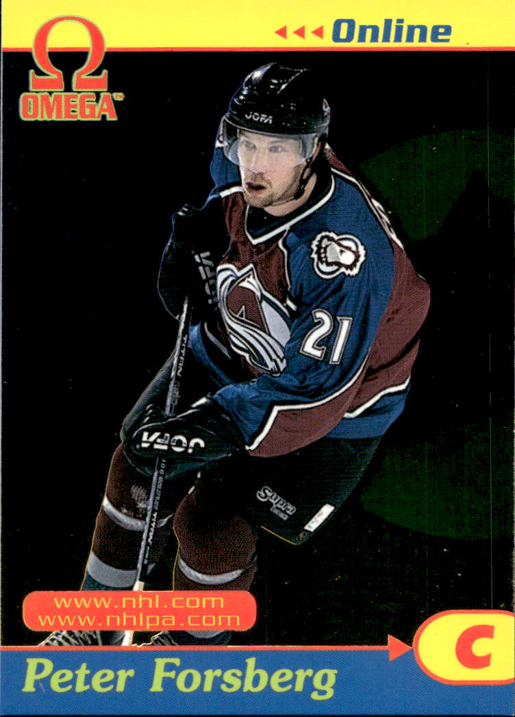 Online PETER FORSBERG 98-99 Pacific Omega