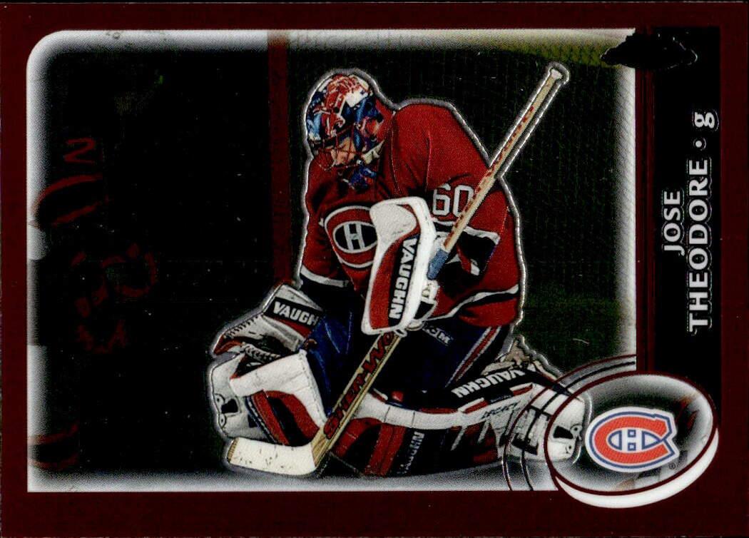 JOSE THEODORE 02-03 Topps Chrome Hockey