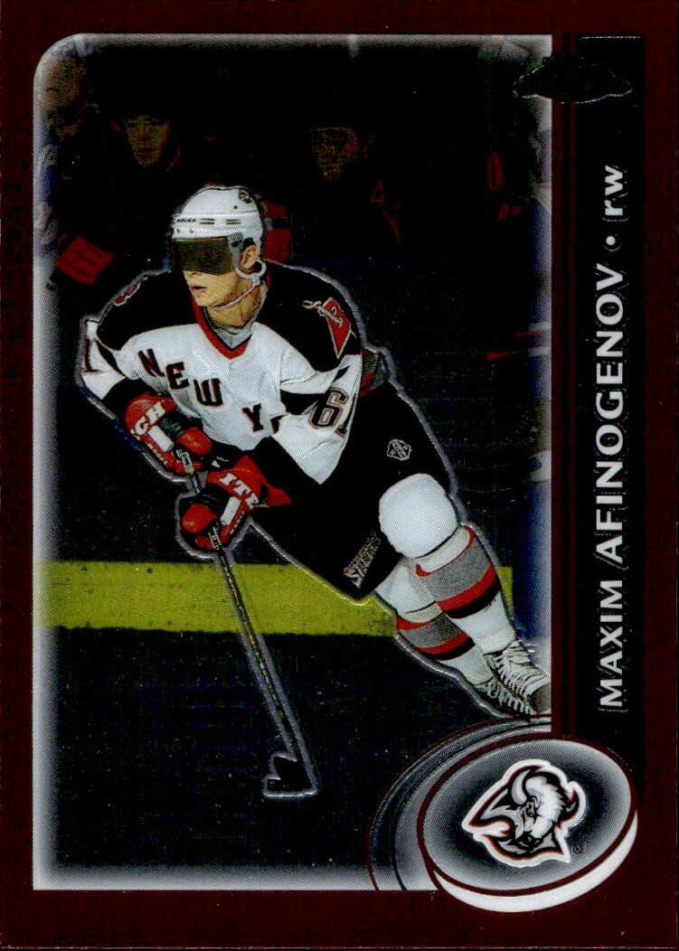 MAXIM AFINOGENOV 02-03 Topps Chrome Hockey
