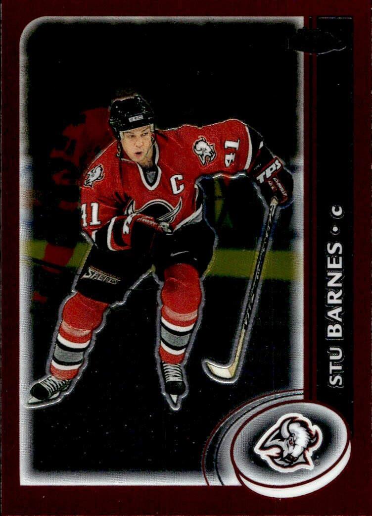 STU BARNES 02-03 Topps Chrome Hockey