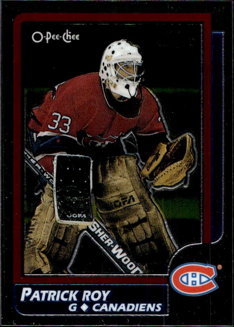 Reprint RC 1986-87 O-Pee-Chee Patrick Roy 02-03 Topps Chrome Hockey