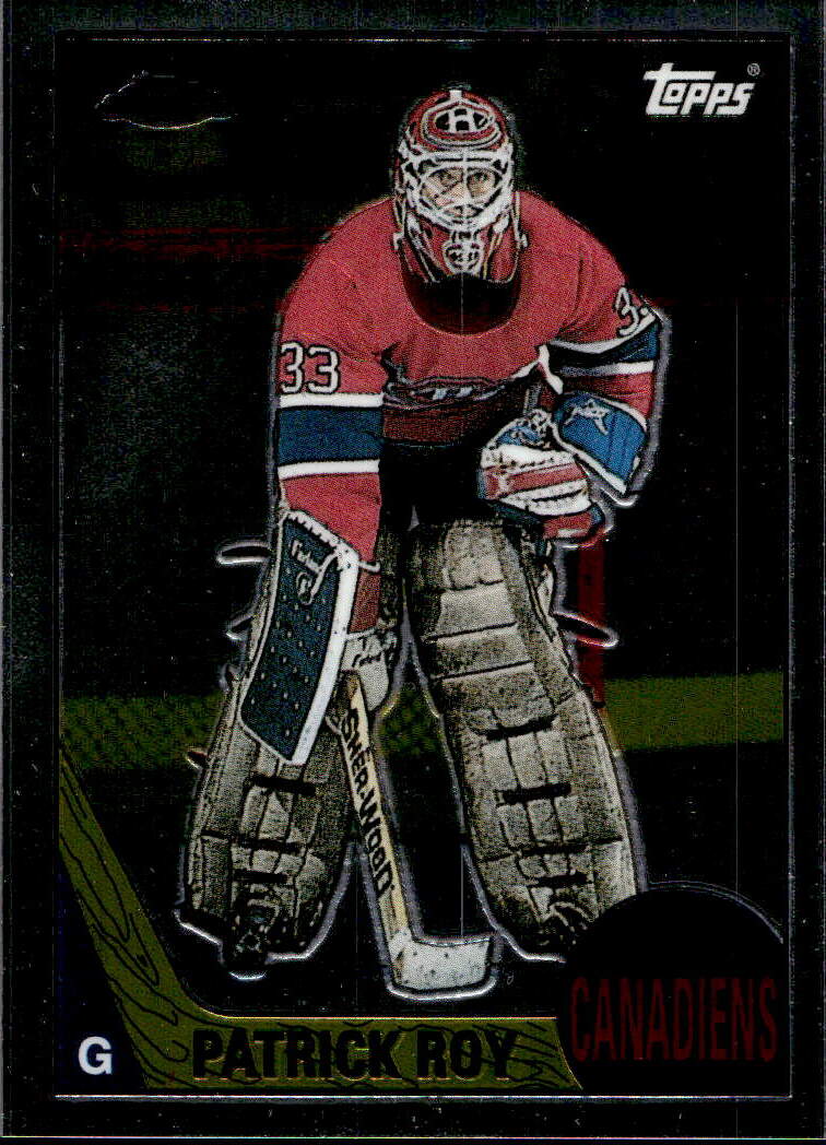 Reprint 1987-88 Topps Patrick Roy 02-03 Topps Chrome Hockey
