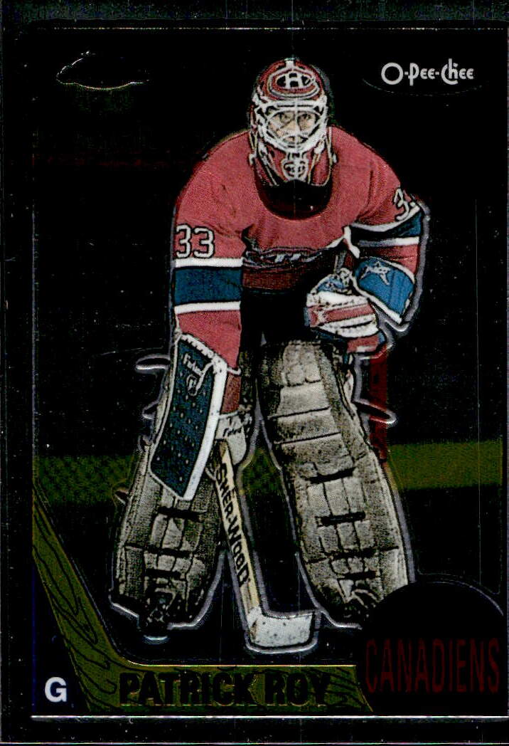 Reprint 1987-88 O-Pee-Chee Patrick Roy 02-03 Topps Chrome Hockey