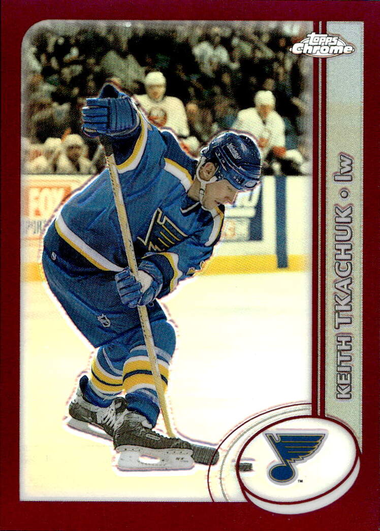 Refractor KEITH TKACHUK 02-03 Topps Chrome Hockey