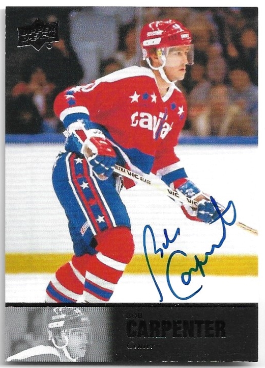 Auto 97 Legends Signatures BOB CARPENTER 20-21 UD SP Signature Legends