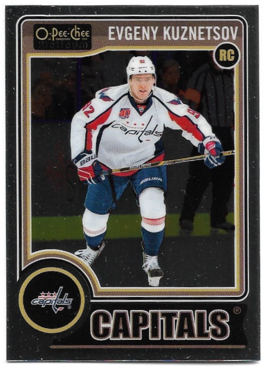 Rookie EVGENY KUZNETSOV 14-15 UD O-Pee-Chee OPC Platinum