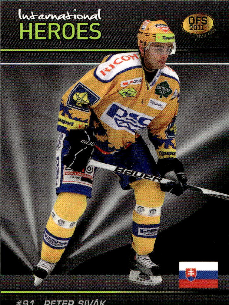 Blue International Heroes PETER SIVÁK 2011 OFS Premium 1 of 600