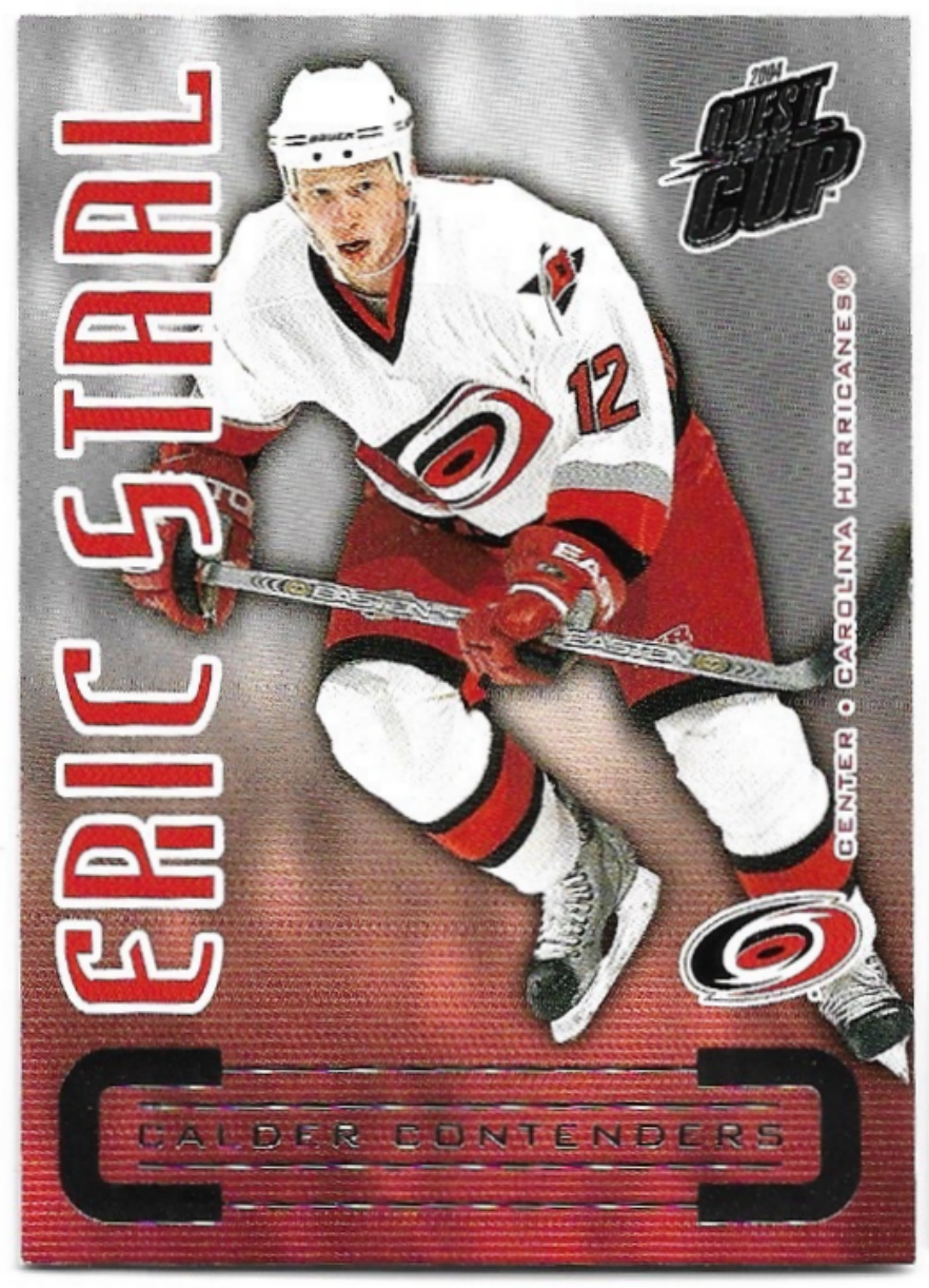 Rookie Calder Contenders ERIC STAAL 03-04 Pacific Quest for the Cup