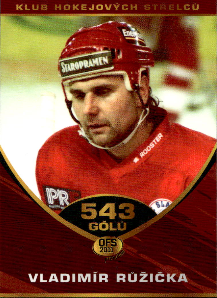Red Klub Hokejových Střelců VLADIMÍR RŮŽIČKA 2011 OFS Premium 1 of 450