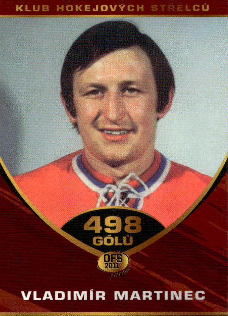 Red Klub Hokejových Střelců VLADIMÍR MARTINEC 2011 OFS Premium 1 of 450