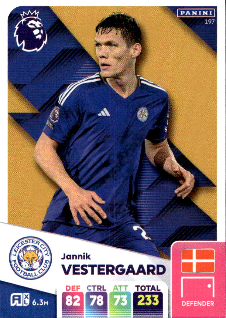 JANNIK VESTERGAARD 2025 Panini Adrenalyn XL Premier League