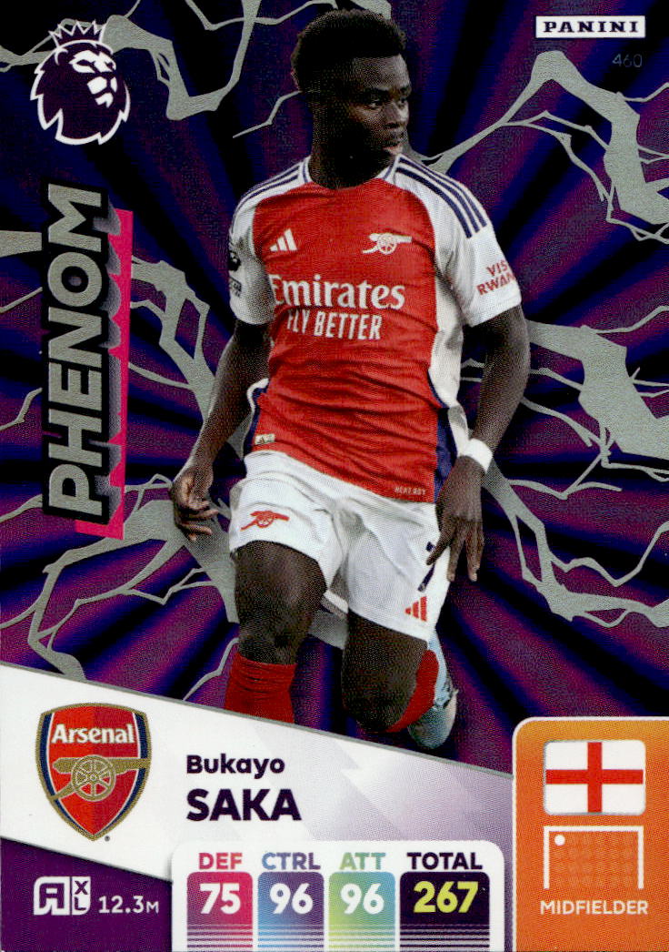 Phenom BUKAYO SAKA 2025 Panini Adrenalyn XL Premier League