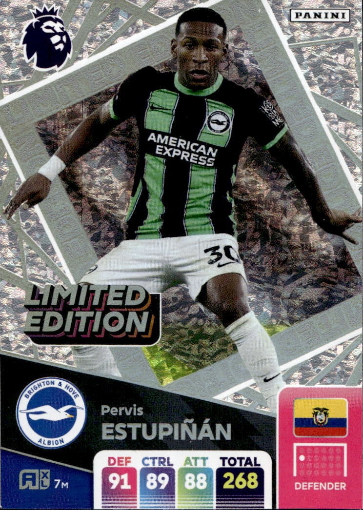 Limited Edition PERVIS ESTUPINAN 2025 Panini Adrenalyn XL Premier League