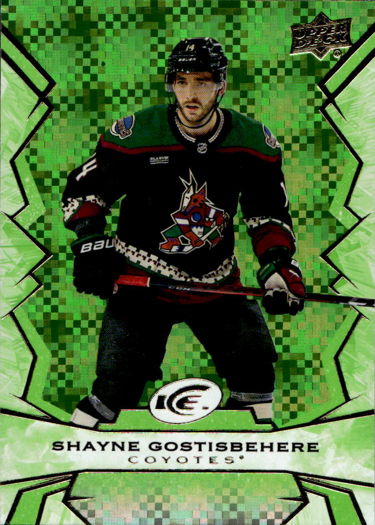 Green SHAYNE GOSTISBEHERE 22-23 UD Ice
