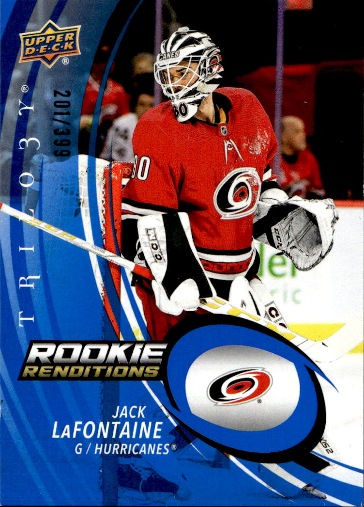 Rookie Blue Renditions JACK LAFONTAINE 22-23 UD Trilogy /399