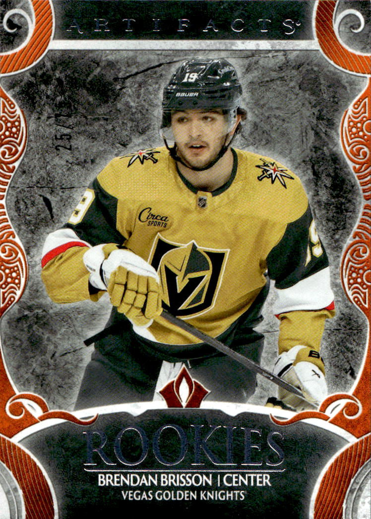 Rookie Orange BRENDAN BRISSON 24-25 UD Artifacts /75