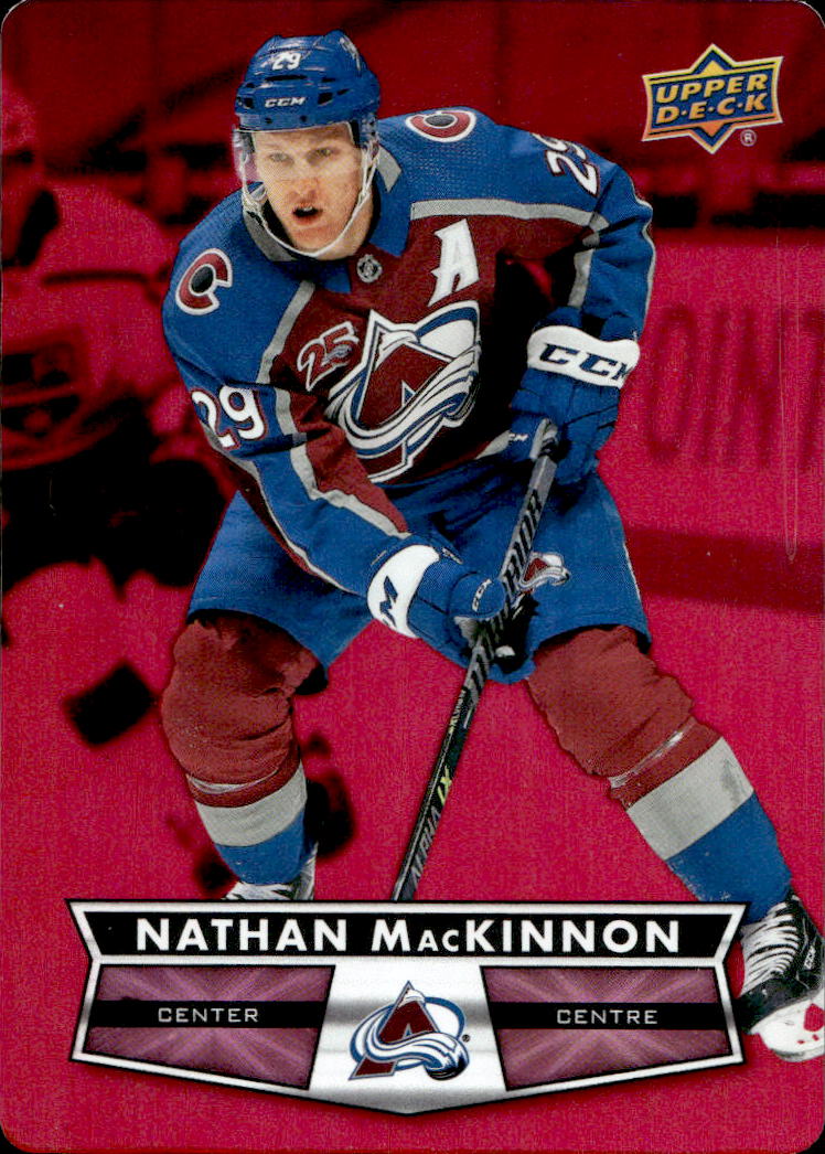 Red Die-Cut NATHAN MACKINNON 21-22 UD Tim Hortons Collector's Series