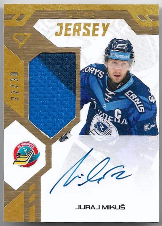 Auto Game Jersey JURAJ MIKUŠ 24-25 SportZoo ELH Serie 1 /30