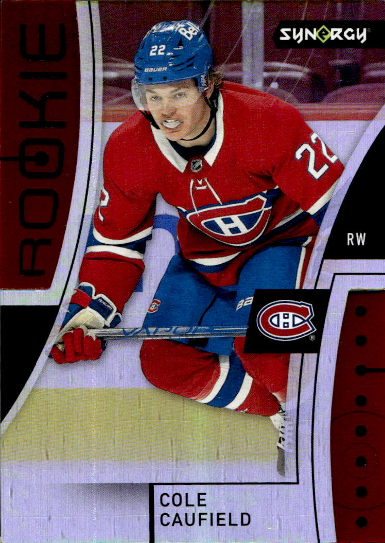 Rookie Red Bounty COLE CAUFIELD 21-22 UD Synergy