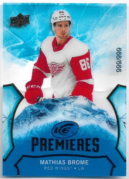 Rookie Ice Premieres MATHIAS BROME 20-21 UD Ice /999