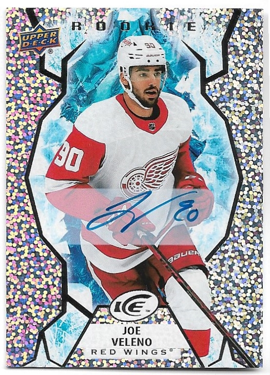 Auto Rookie White Snowflake JOE VELENO 21-22 UD Ice