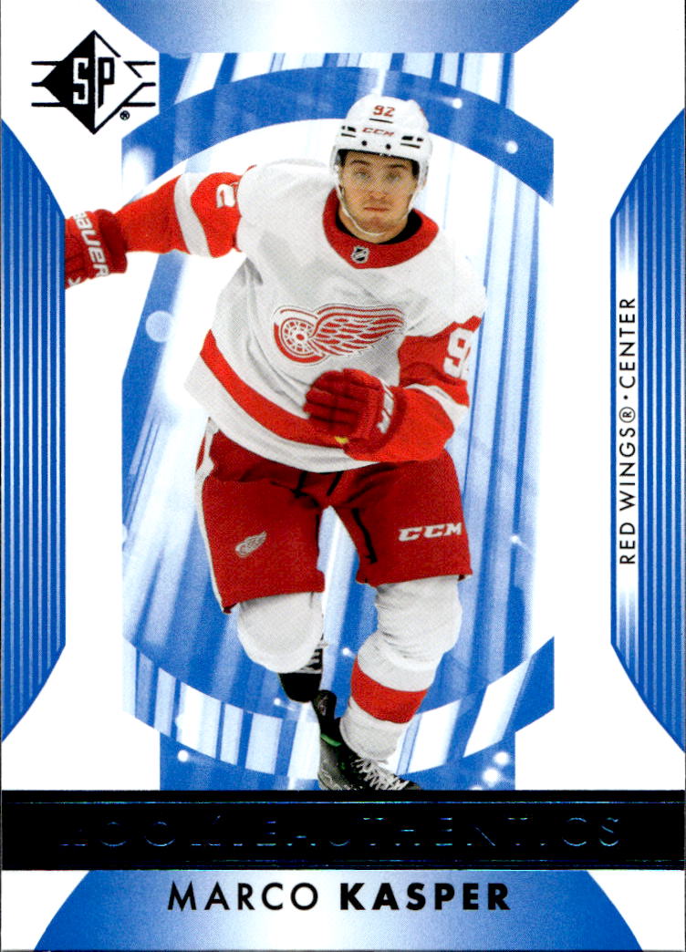 Blue Rookie Authentics MARCO KASPER 23-24 UD SP Hockey