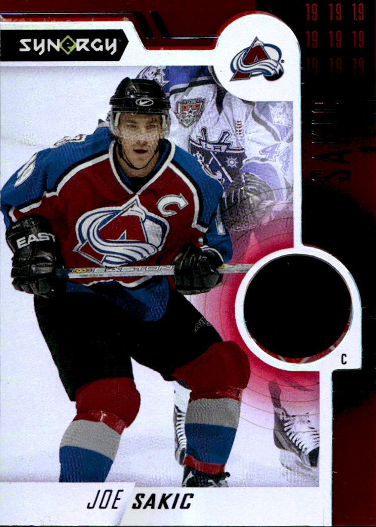 Red Bounty Legends JOE SAKIC 22-23 UD Synergy